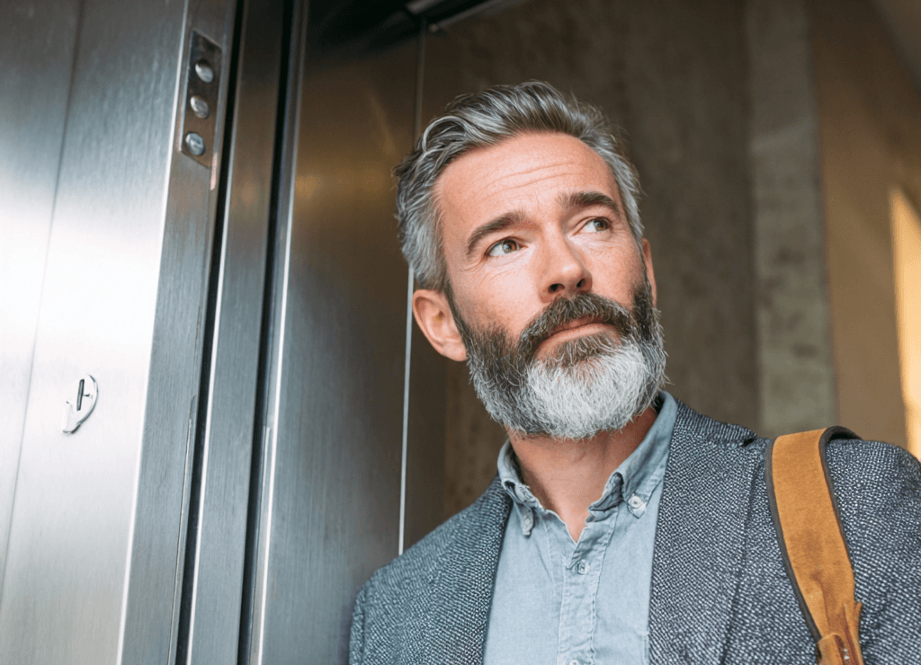 Persoon die zich een vraag stelt over syndicus zijn